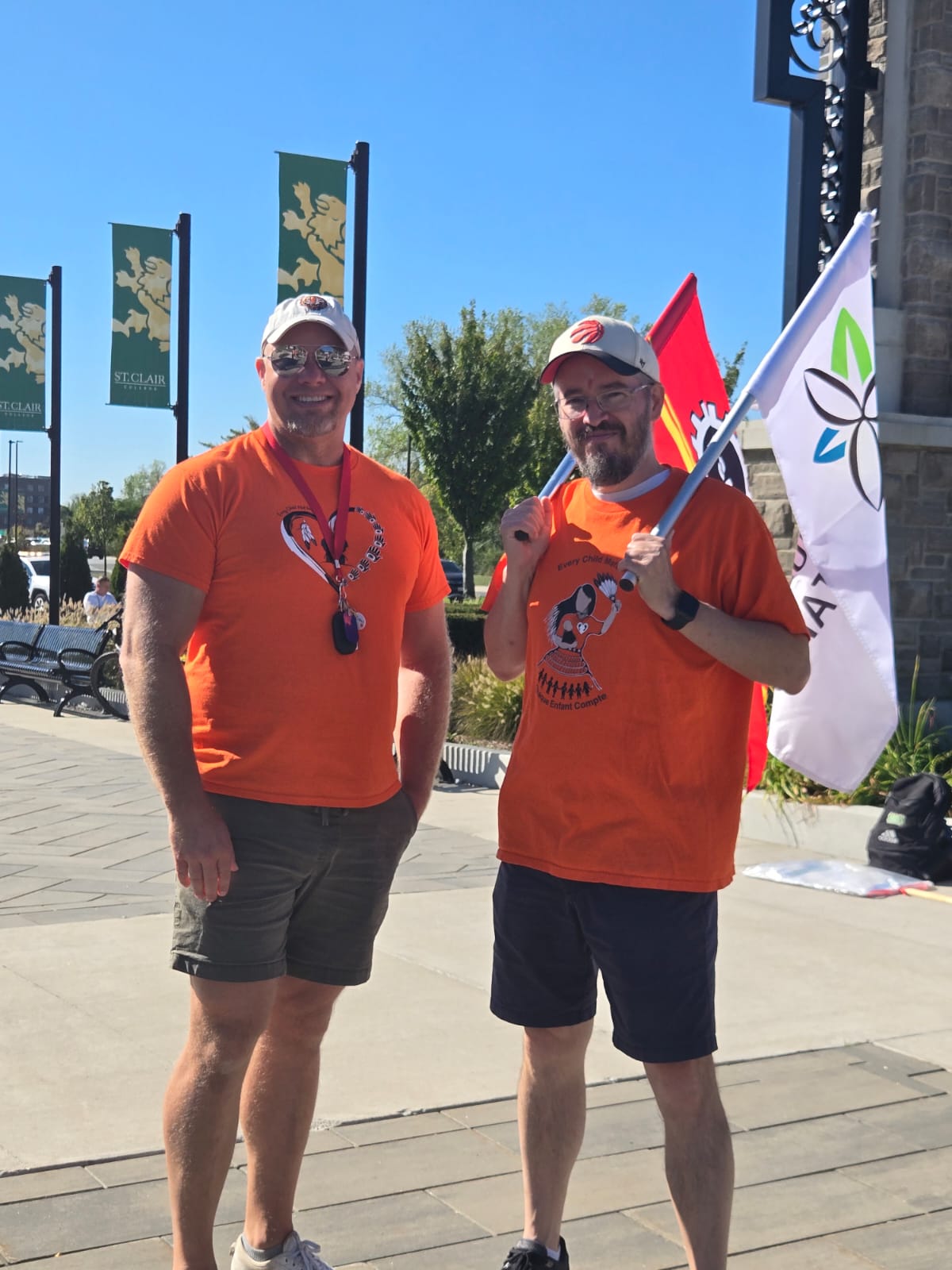 Barry participating in community and union action