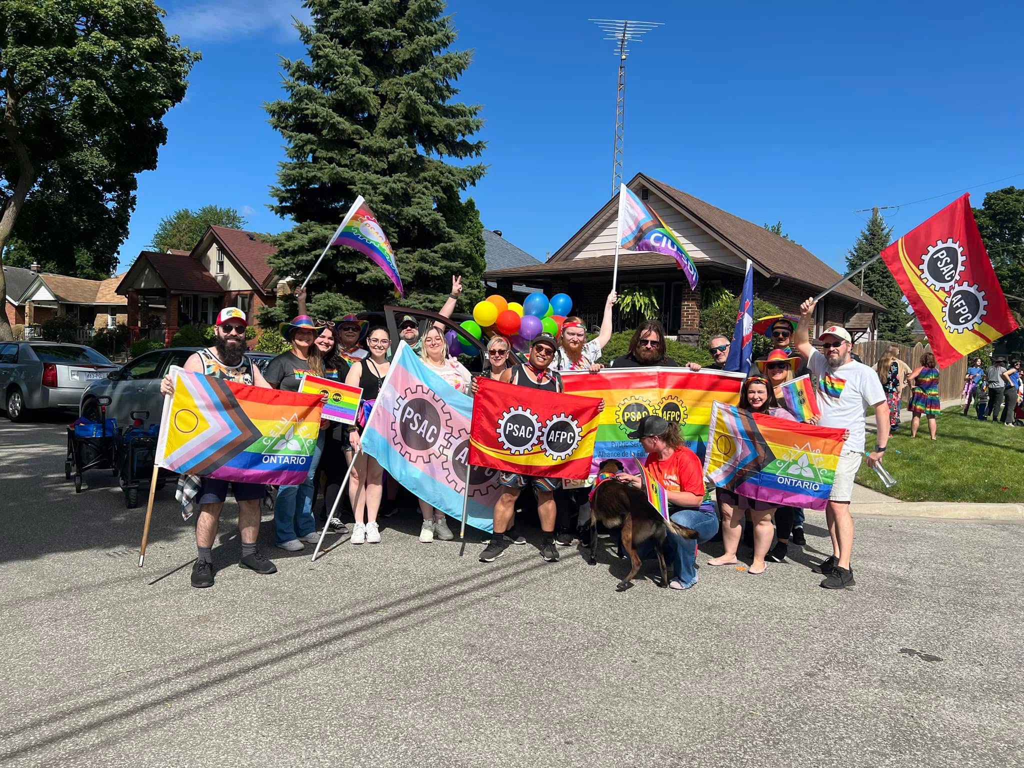 Barry at the Windsor Pride Parade